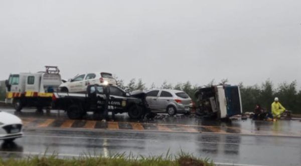 Criança morre em acidente na BR-386, em Triunfo