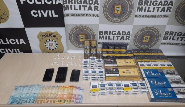 Jovem é preso por tráfico de drogas em Estrela