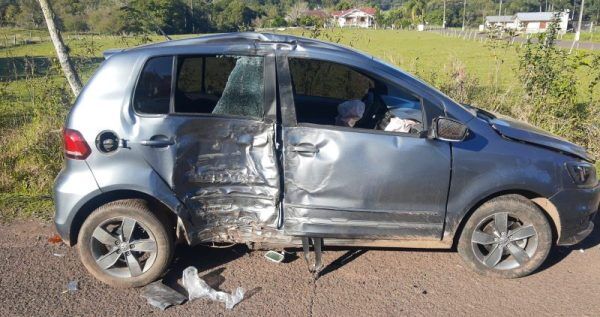 Acidente deixa idosos feridos em Poço das Antas