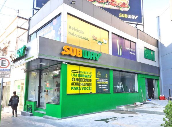 Subway reinaugura unidade no sábado, dia 2