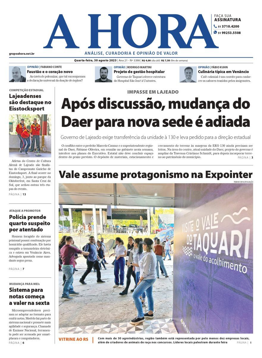 A Hora – 30/08/2023