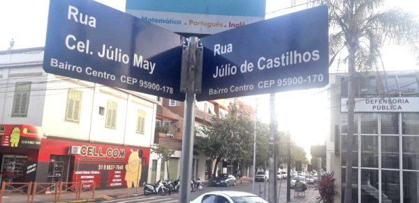 Menos preferência à Rua Júlio de Castilhos