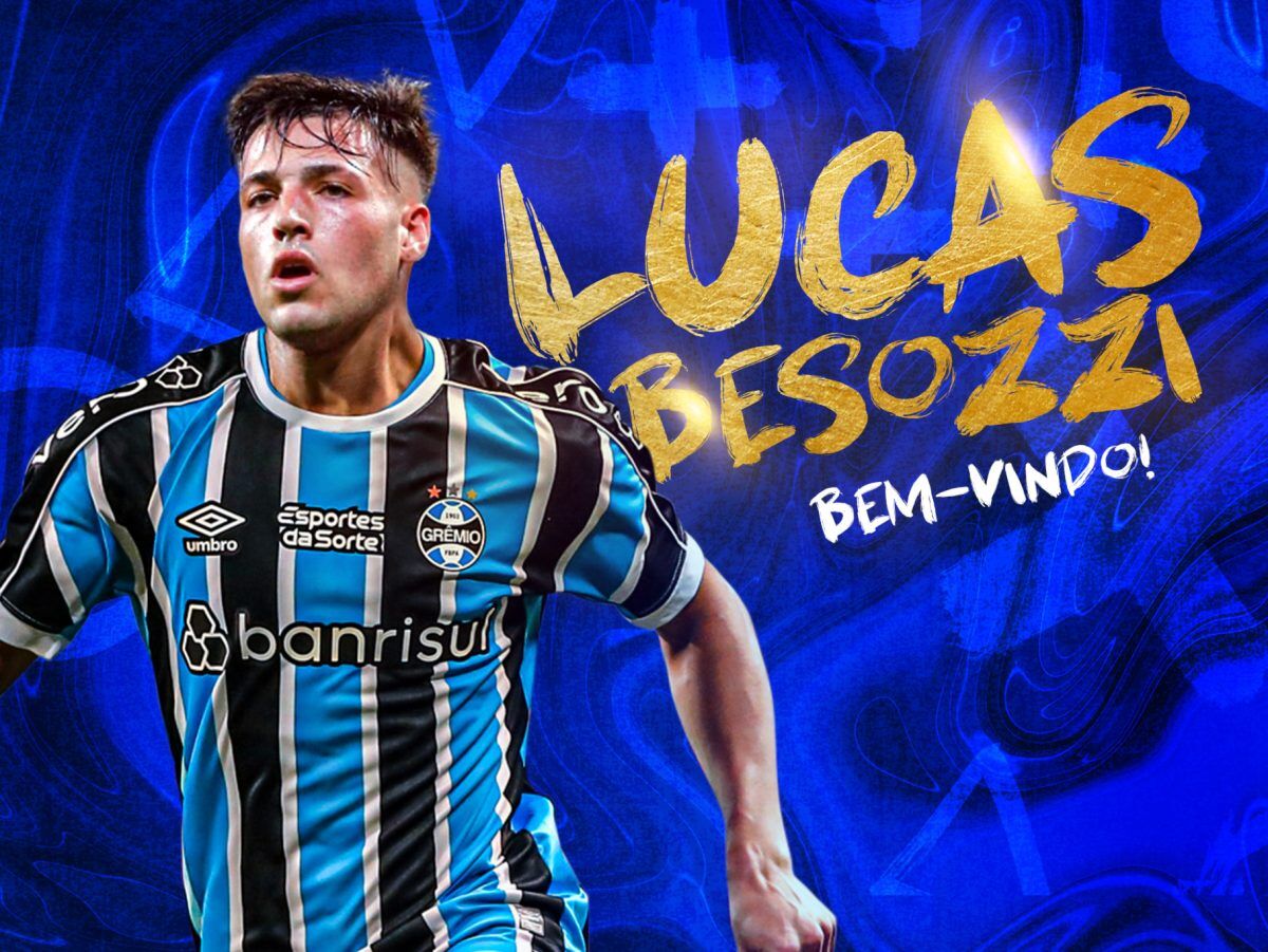 Argentino Lucas Besozzi é o novo atacante do Grêmio