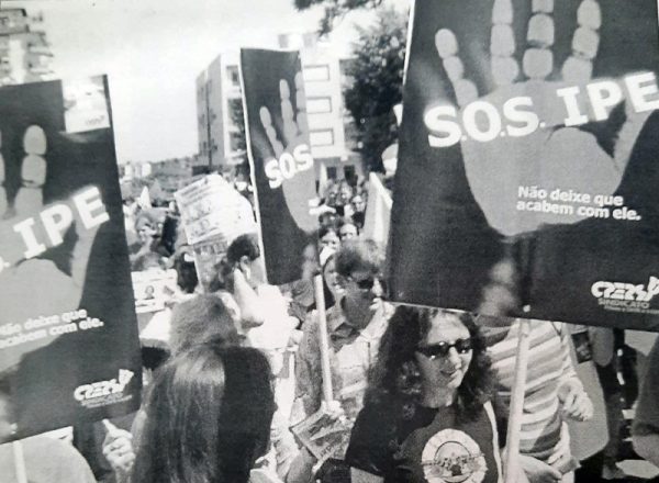 Protesto dos professores em Estrela