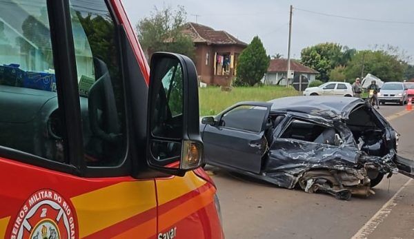 Acidente deixa feridos em Santa Clara do Sul