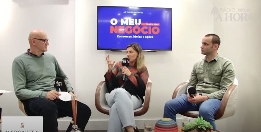 “O Meu Negócio” recebe os arquitetos Camila Mirapalhete e Rodrigo Bergonci