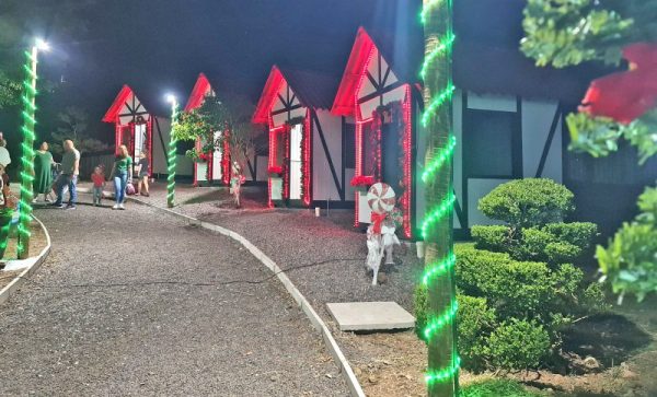 Novo parque de Westfália se  ilumina para o Natal