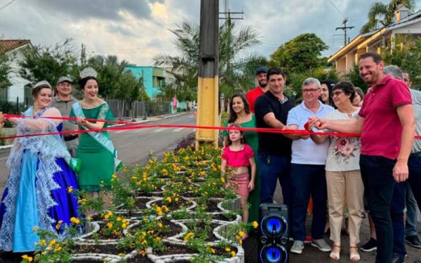 Governo de Pouso Novo inaugura novo paisagismo na entrada da cidade