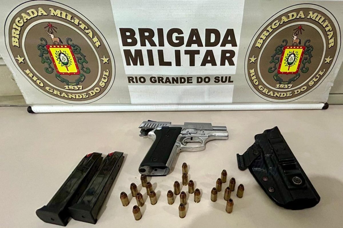 BM prende homem por porte ilegal de arma em Estrela