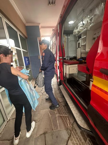 Por telefone, bombeiros salvam bebê engasgado em Venâncio Aires