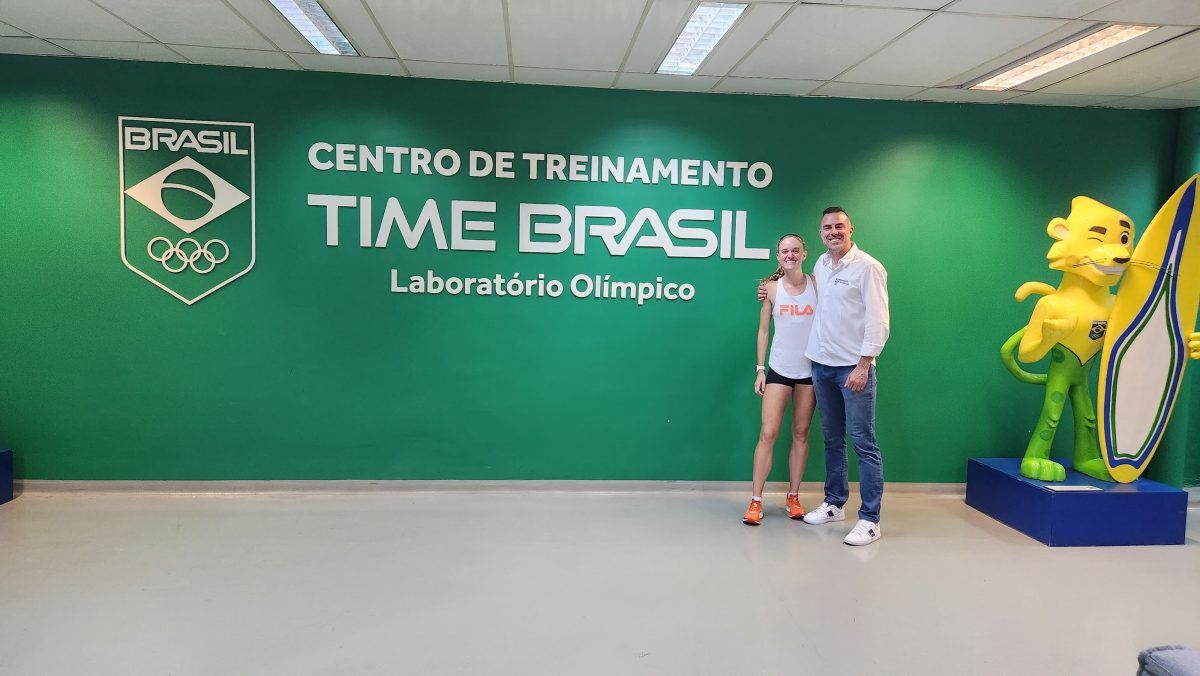 Jaque Weber realiza testes no Laboratório Olímpico