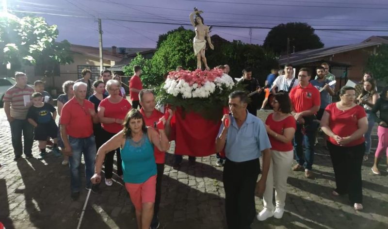 Peregrinações da Festa de São Sebastião Mártir iniciam em Venâcio Aires