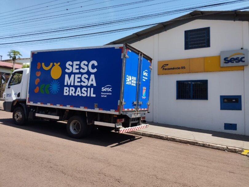 Sesc Mesa Brasil distribui materiais de construção no Vale do Taquari