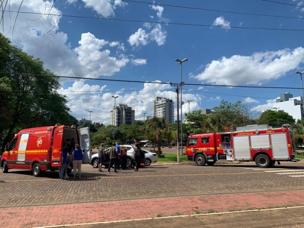 Curso de socorro psicológico faz simulado de acidente em Lajeado
