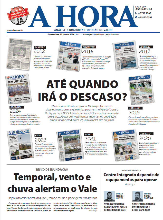 A Hora – 17/01/24