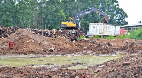 Remoção de entulho avança e mais de 5 mil toneladas foram destinadas ao aterro  