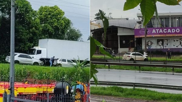 Após chuva, alagamentos e acidentes são registrados