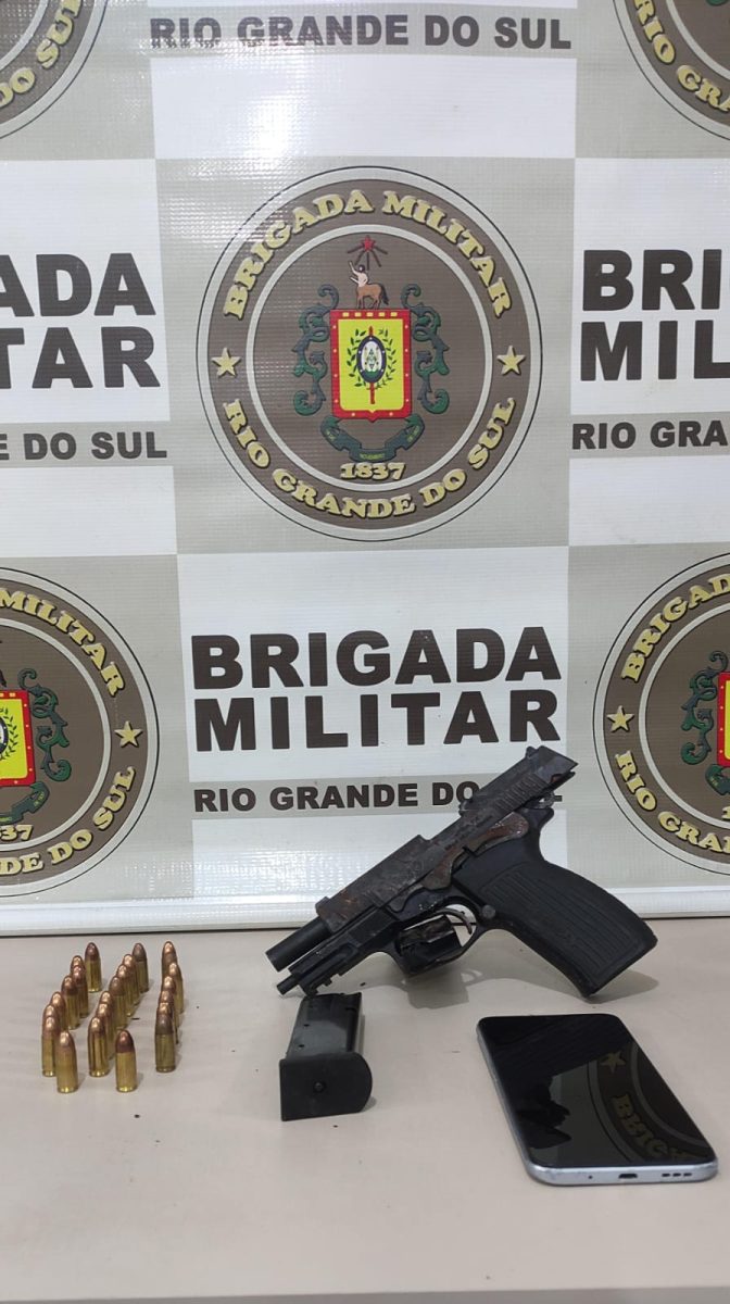 Brigada Militar localiza segunda arma do homicídio em balneário de Estrela