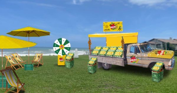 Fruki leva diversão ao litoral gaúcho com lounge de Frukaxi
