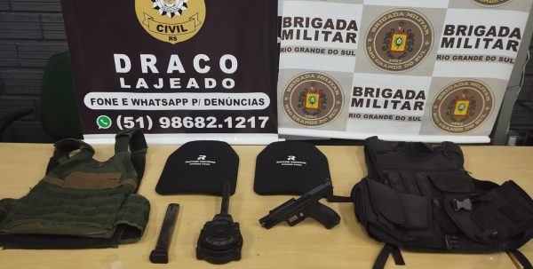 Homem é preso por posse ilegal de arma no bairro Santo Antônio
