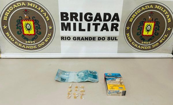 Homem é preso por tráfico de drogas em Estrela