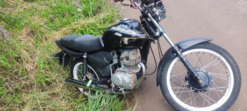 Acidente entre moto e bicicleta deixa condutores feridos em Teutônia