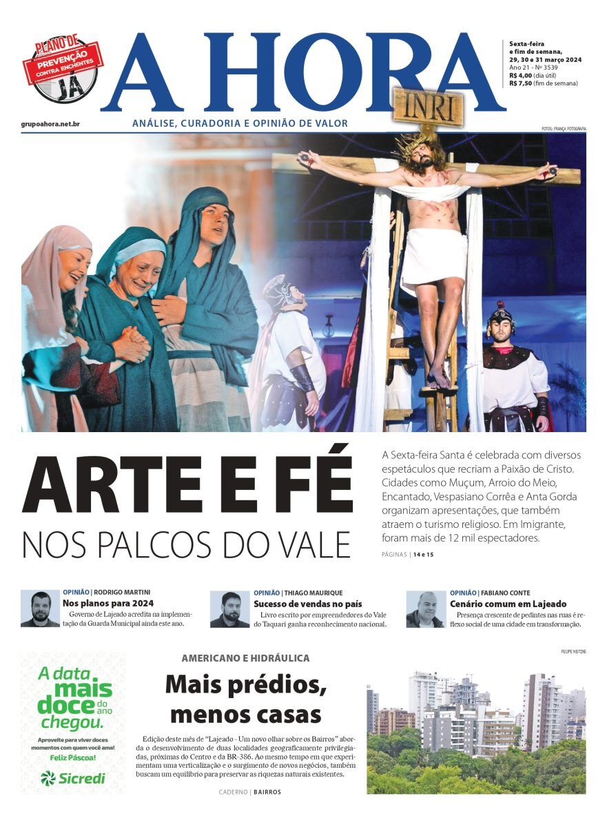 A Hora – 29, 30 e 31/03/2024