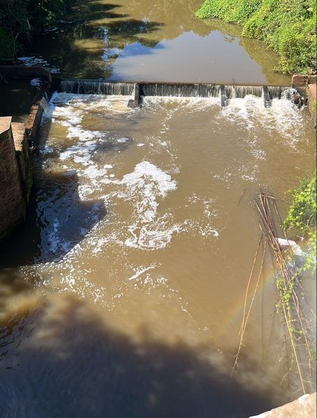 Espuma no Arroio Estrela é removida