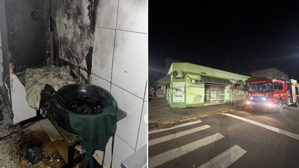Princípio de incêndio atinge estabelecimento em Venâncio Aires