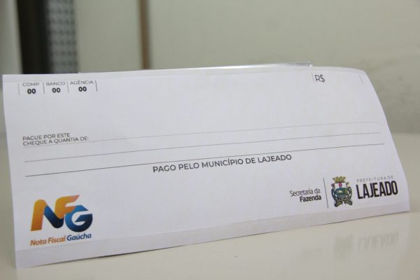 Nota Fiscal Gaúcha libera R$ 410 mil para cadastros de Lajeado