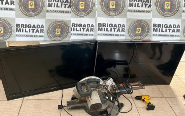 Brigada Militar recupera objetos furtados em Estrela