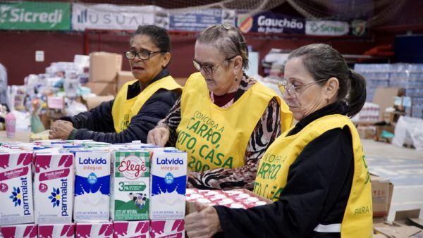 Defesa Civil busca arrecadar uma tonelada de água sanitária para o Vale do Taquari