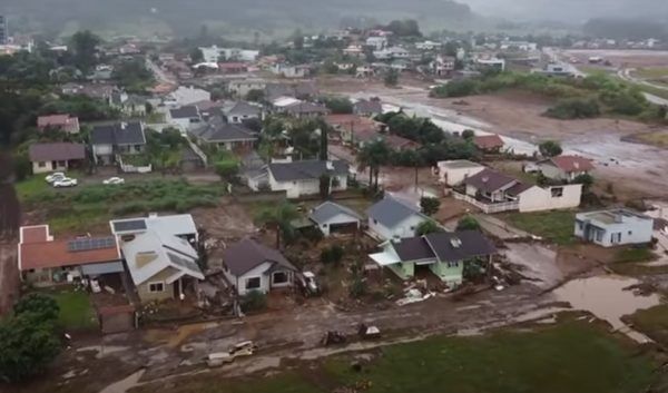 Rio Forqueta avança e preocupa moradores de Marques de Souza