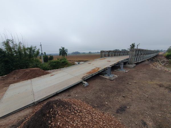 Liberado tráfego na ponte do Exército na RSC-287, em Santa Maria