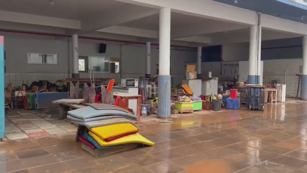 Colégio Madre Bárbara é atingido pela enchente histórica
