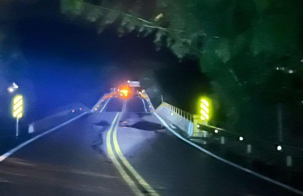 Ponte do Rio Caí cede e é bloqueada