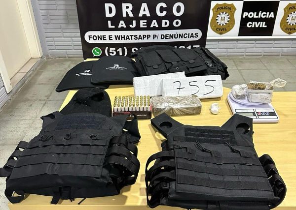 Draco Lajeado prende dois homens por tráfico de drogas