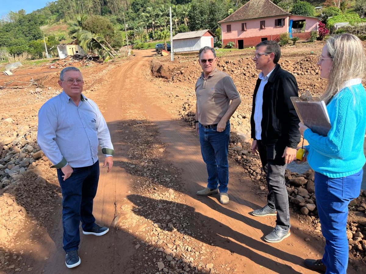 CIC Vale do Taquari faz visita técnica a municípios contemplados com pontes metálicas