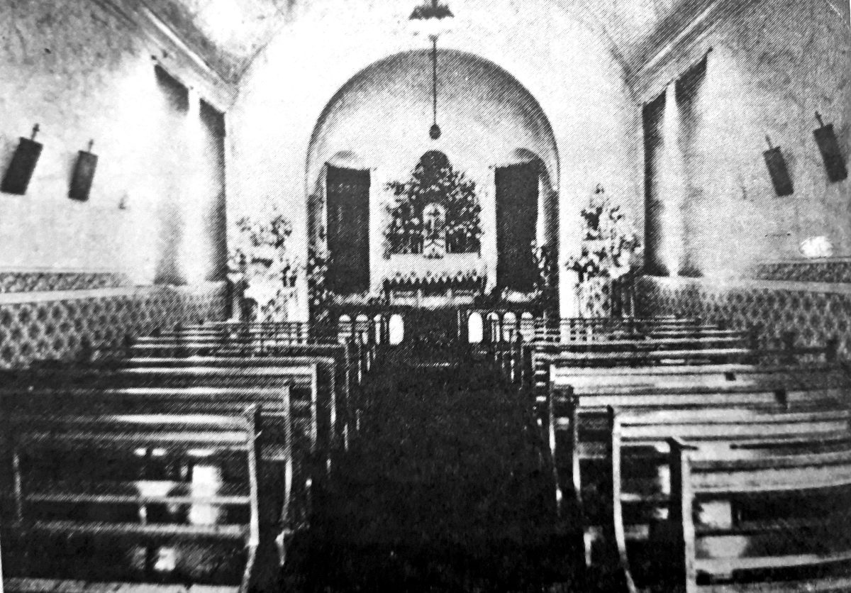 A antiga capela do Colégio Madre Bárbara
