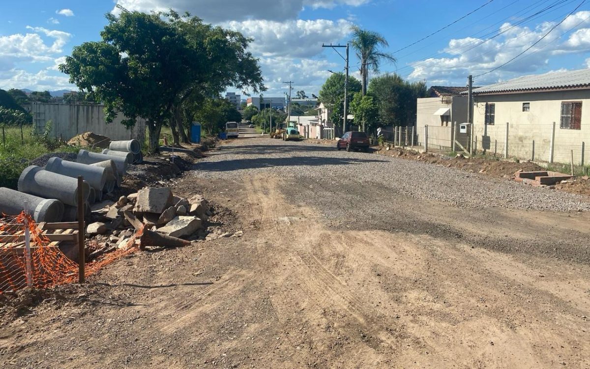 Obras de pavimentação são retomadas em Venâncio Aires