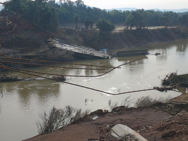 EGR vistoria local onde será construída nova ponte sobre Rio Forqueta