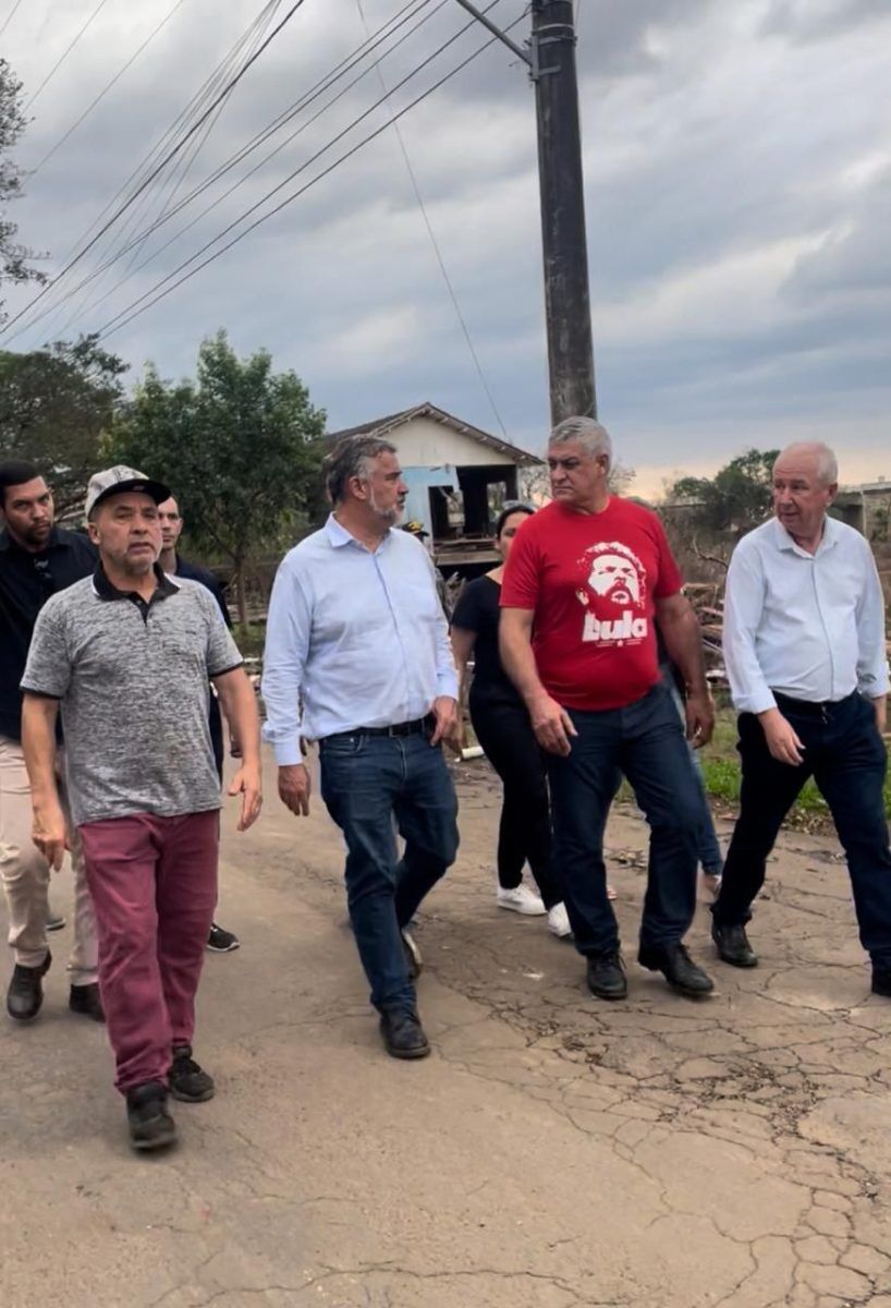 Paulo Pimenta visita áreas afetadas em Venêncio Aires