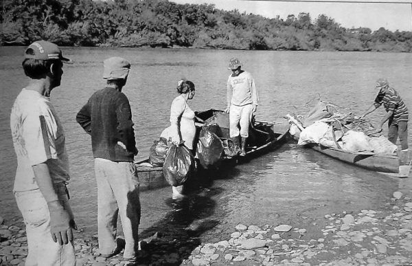 Há 20 anos, pescadores limpavam 60 km do  Rio Taquari