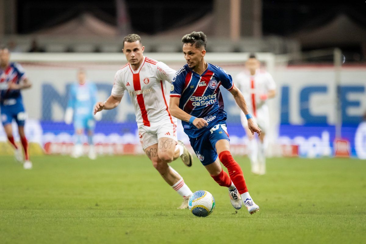 Com gol no fim, Inter busca empate contra o Bahia