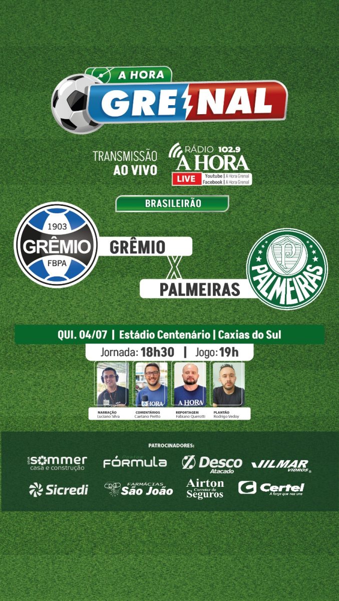 Grêmio x Palmeiras