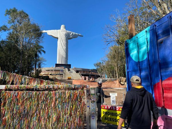 Obras no complexo do Cristo Protetor avançam