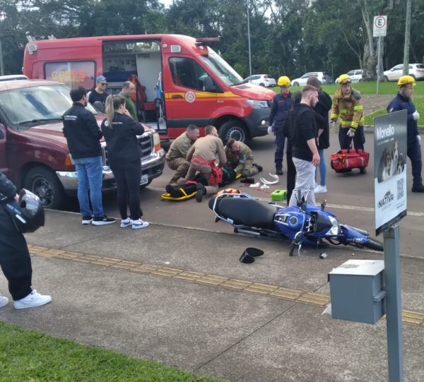 Homem fica em estado grave após atropelamento na Talini