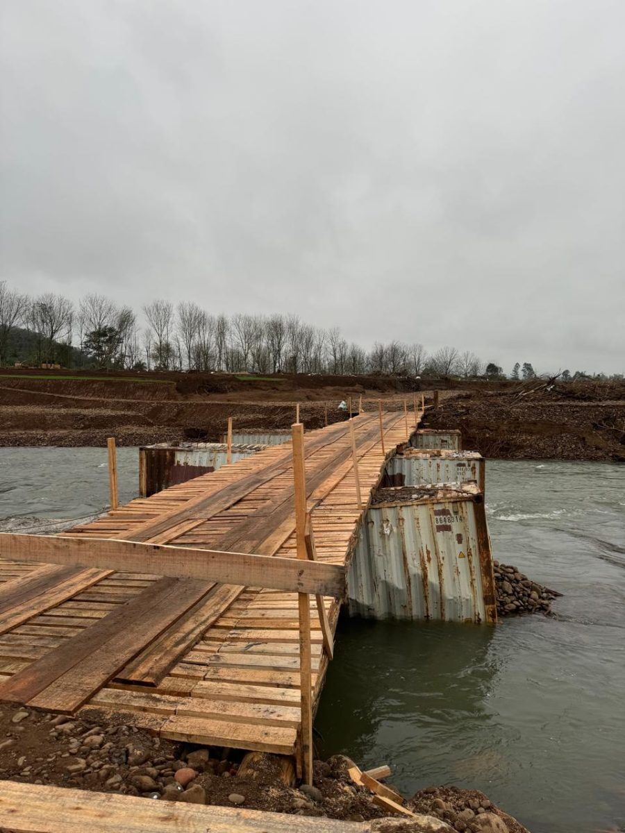 Ponte baixa será liberada na tarde desta segunda-feira  