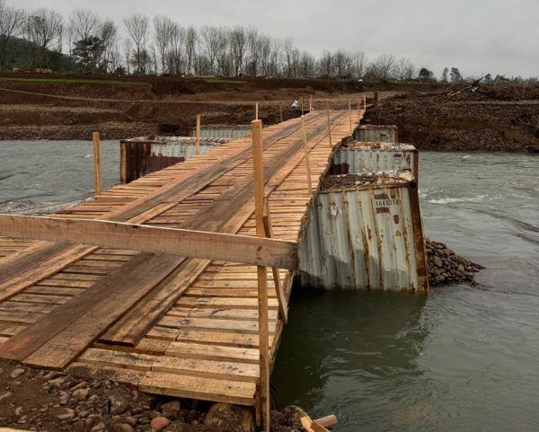 Ponte baixa será liberada na tarde desta segunda-feira  