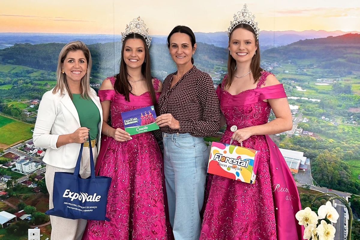 Soberanas da Expovale 2024 fazem roteiro por prefeituras do Vale do Taquari